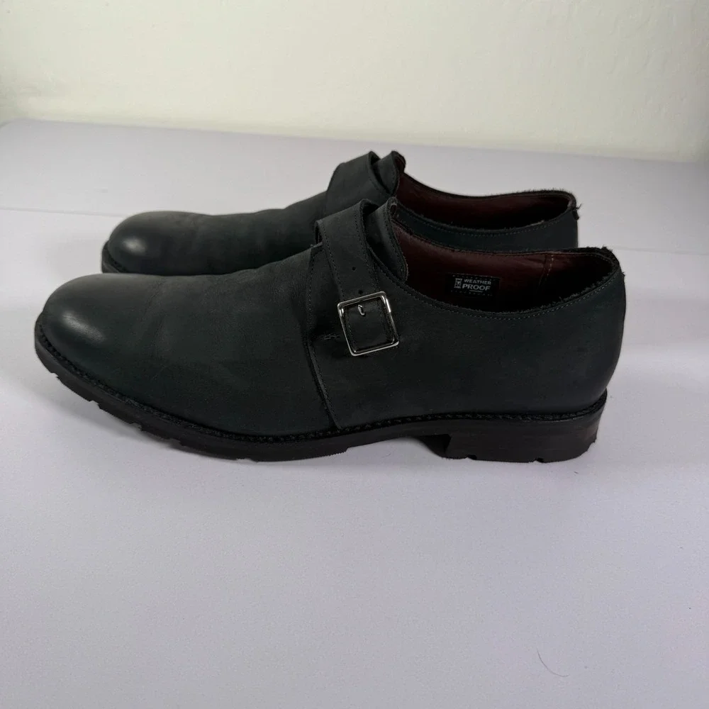 Allen Emonds Shoes Mens‎ 13 D Black Leather Port Washington Venture Monk Strap